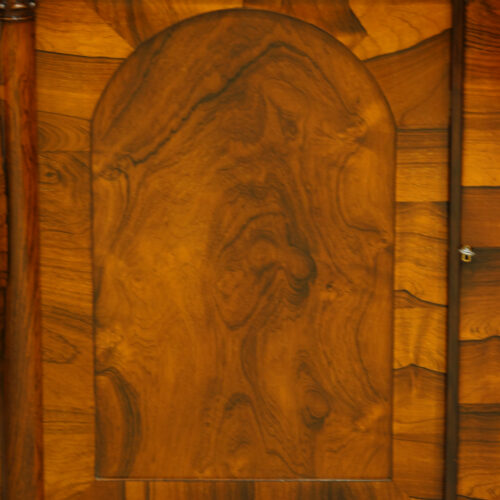William IV rosewood bookcase panel door