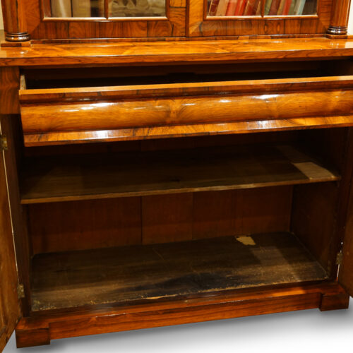 William IV rosewood base interior