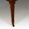 Edwardian walnut dining table leg