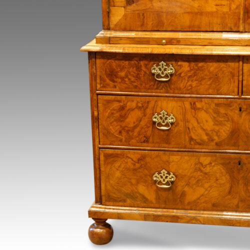 Antique walnut chest