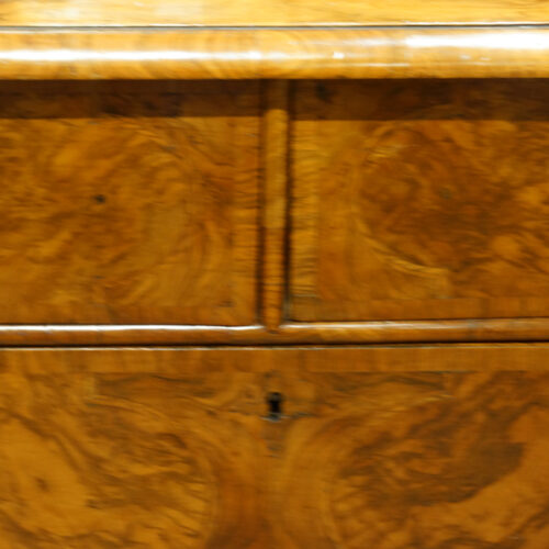Queen Anne walnut fitted cabinet,7