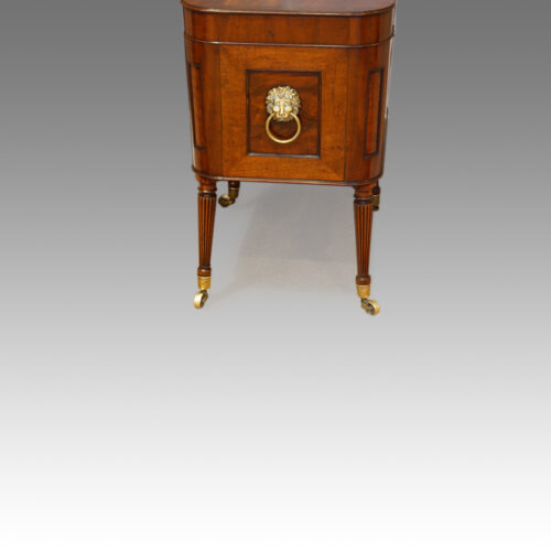 Regency mahogany cellarette,4