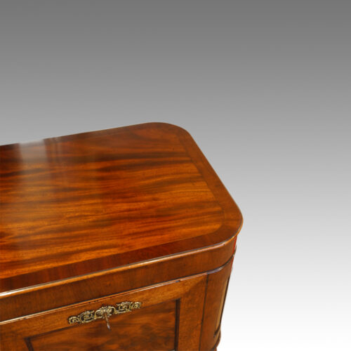 Regency mahogany cellarette,6