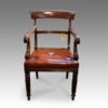 Regency mahogany desk chair