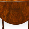 Victorian burr walnut small Sutherland table,3