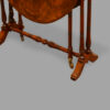 Victorian burr walnut small Sutherland table,6
