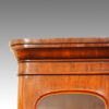 Victorian mahogany glazed cabinet bookcase,4