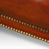 Victorian walnut button-back leather Chesterfield,4