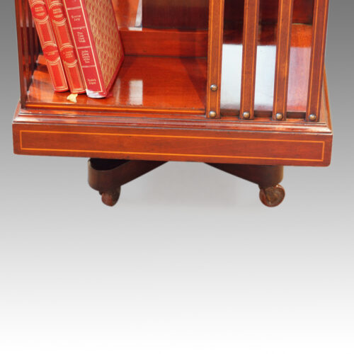 Revolving bookcase base