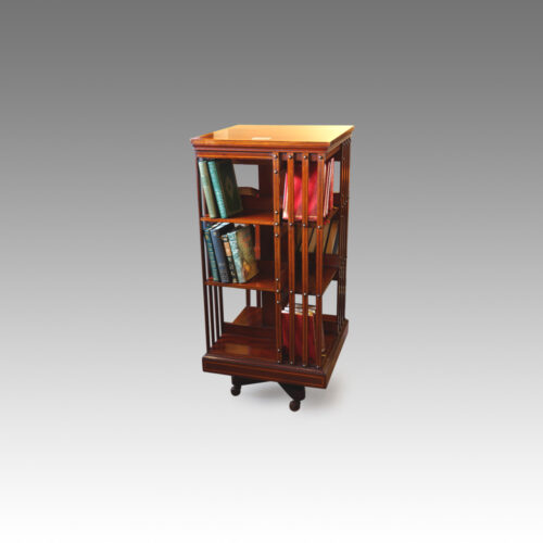 Antique revolving bookcase