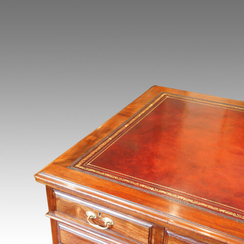 Antique leather detail