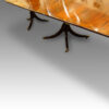 AntiqLarge antique 3 pillar dining table detail