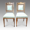 Pair of superb Victorian rosewood side chairs