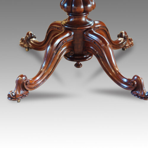 Victorian walnut dining room table