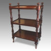 Victorian dumb waiter in mahogany
