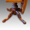 Victorian large walnut loo table base