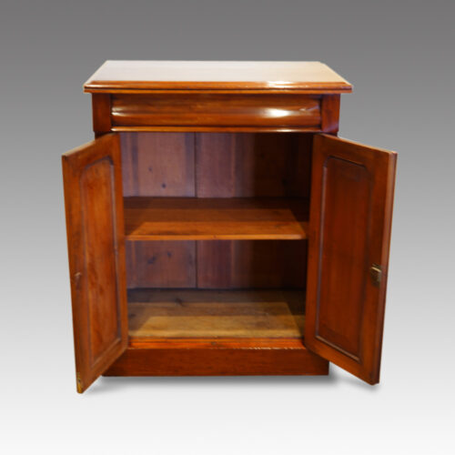 Victorian mahogany sideboard interior