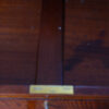Antique pedestal desk drawer interior
