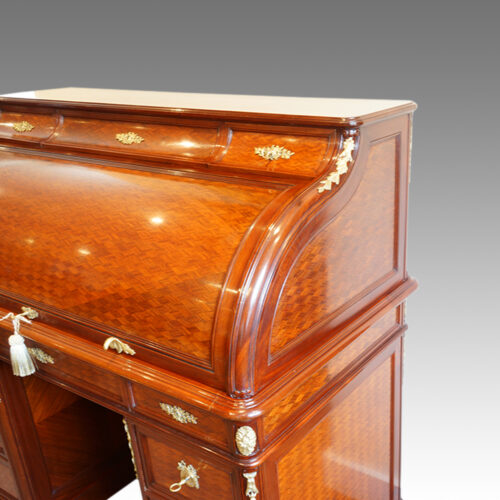 French cylinder desk side