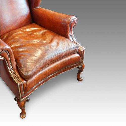 Antique wing chair