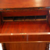 Victorian inlaid walnut Davenport desk interior