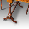 Victorian inlaid walnut Sutherland table end supports