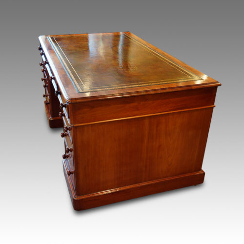 Victorian desk side view