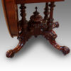 Victorian oval inlaid dining table base
