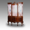 Edwardian claw and ball display cabinet