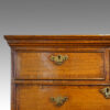 George II oak chest on stand top drawer