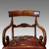 Antique arm-chair back view
