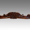 William IV armchair carved back rail