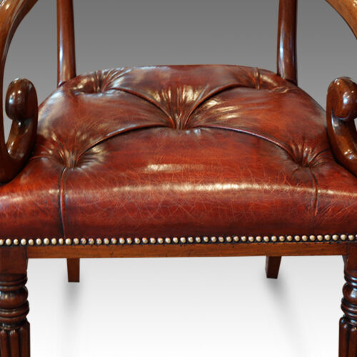 Leather seat