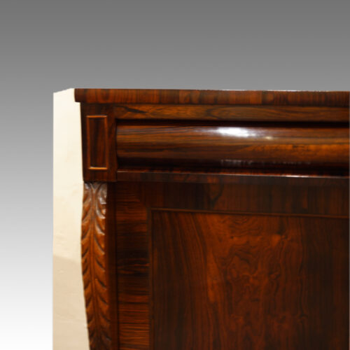 William IV rosewood sideboard carving