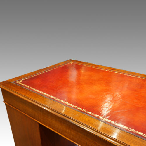 Antique desk leather