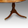 12 seat Mahogany 3 pillar dining table end support
