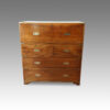Regency camphorwood secretaire military chest