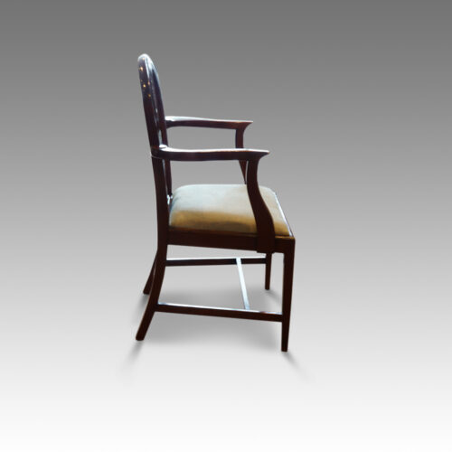 Edwardian Wheatsheaf chair side view