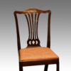 Set of 8 Georgian style mahogany dining chairs,4