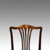Set of 8 Georgian style mahogany dining chairs back