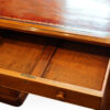 Victorian oak pedestal desk drawer