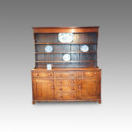 Antique oak crossbanded dresser