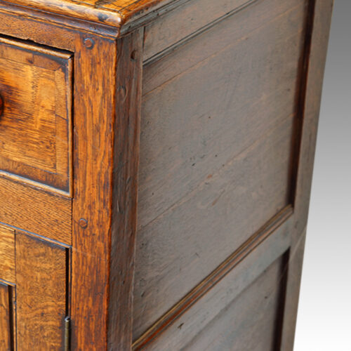 Antique dresser with plate rack