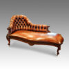 Victorian rosewood chaise lounge