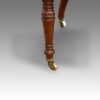 Victorian walnut desk armchair,1