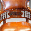 Victorian tub shaped desk chair