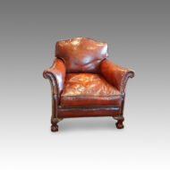 Pair of Edwardian club chairs