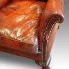 Antiqu club chair cushion