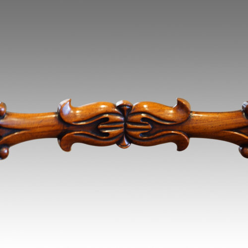 Carved back rail