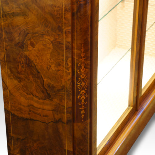 Victorian cabinet lights on